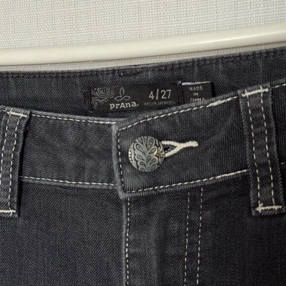 Prana Dark Gray Skinny Jeans Slim Fit 27 4 - Picture 4 of 8